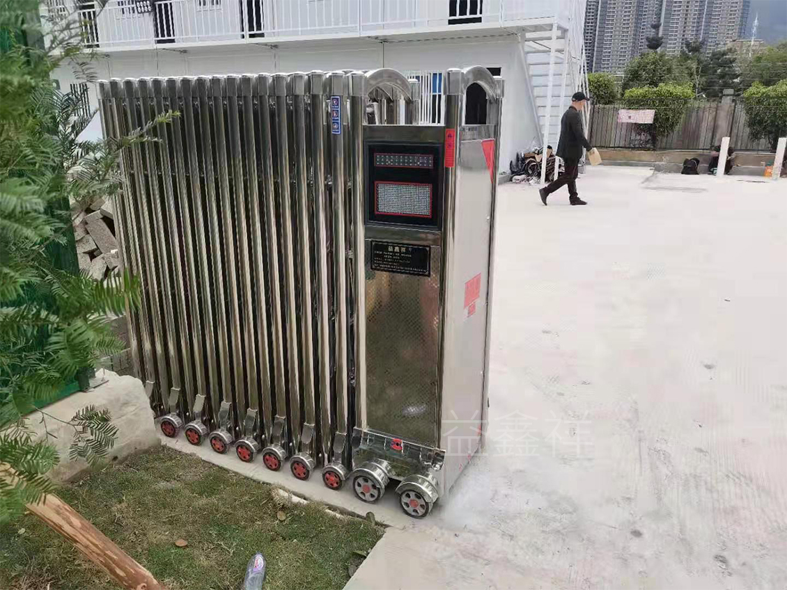 福州市晋安区山后不锈钢伸缩门