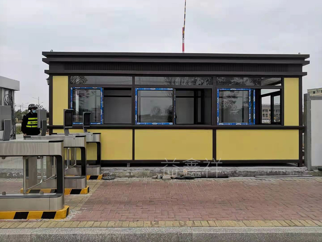 福州市长乐福建软件职业技术学院新校区钢构艺术岗亭