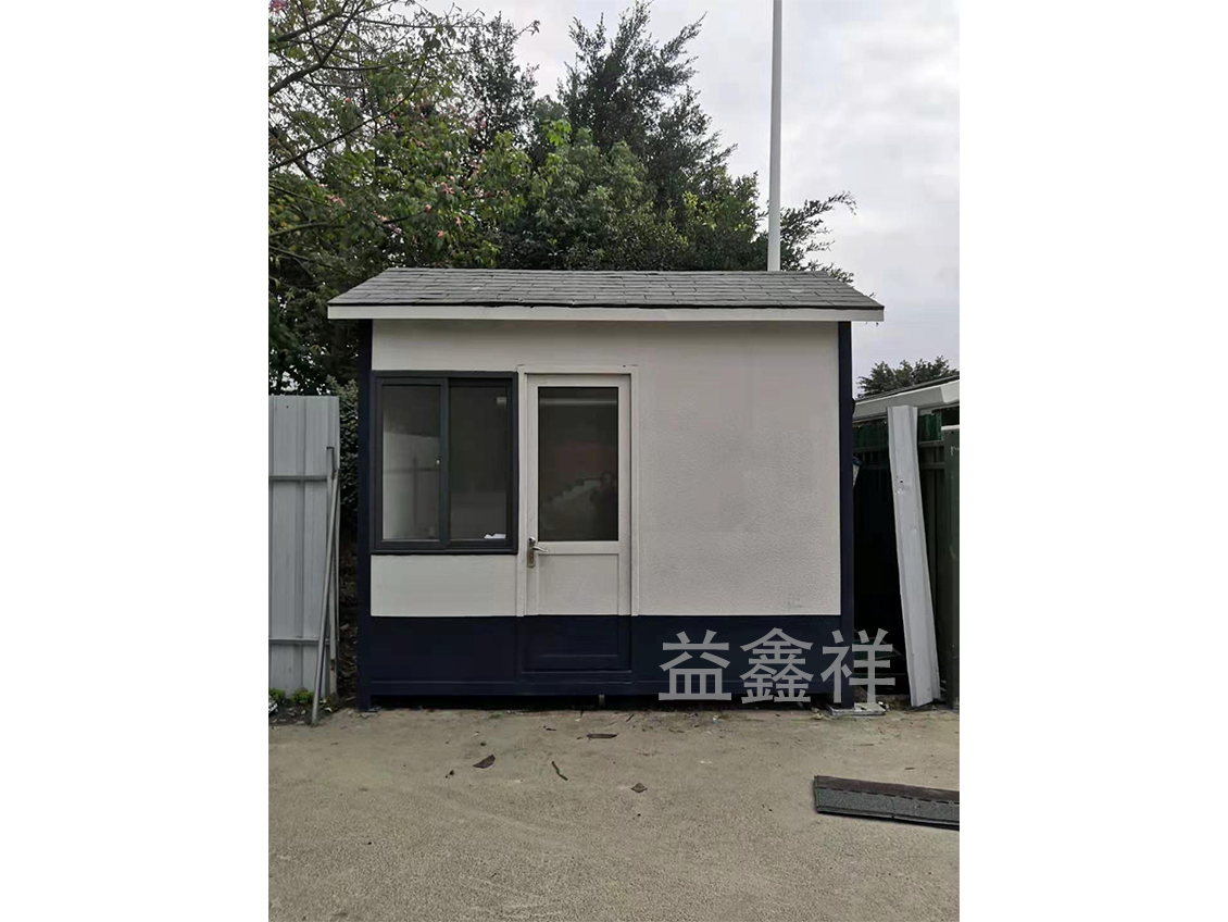 福州市高盖山实验学校真石漆钢构岗亭 