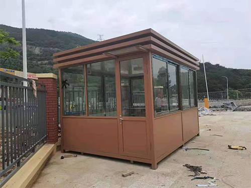 福州市马尾水岸君山钢结构岗亭