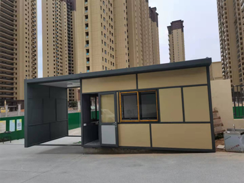 福清市龙山街道正荣悦龙江3期自带卫生间钢结构岗亭