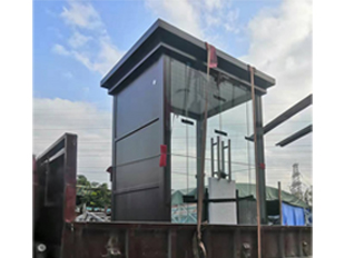 钢结构玻璃站台  福州市闽侯县高新区中梁百悦城